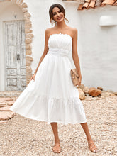 Women's dress, chest cinching and waist cinching, fashionable evening gown